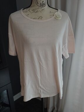 aerie Offline Pale Pink Short-Sleeve Crewneck Tee